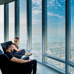 At the top (124 floor) + Roof top - Dinner - Image 3